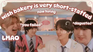 Wish bakery is very short-staffed | nct wish funny moments