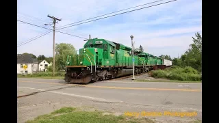 NBSR East & West Bound Chases & Dropping Cars For MAWA 7/7/2017