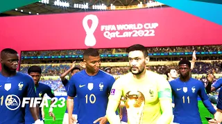 FIFA 23 - France Vs Uruguay - FIFA World Cup 2022 Final Qatar | PS5™ [4K ] Next Gen