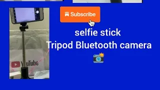 selfie stick tripod Bluetooth camera sport unboxing and review video under 300 ruppes link comment