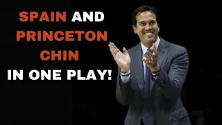 'Spain' Pick and Roll & Princeton Chin In One Play | Motion Offense Breakdown