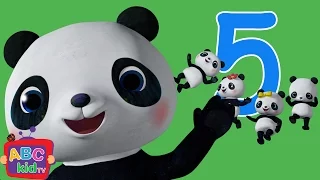 Five Little Pandas Jumping on the Bed | CoComelon Nursery Rhymes & Kids Songs