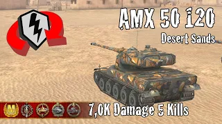 AMX 50 120  |  7,0K Damage 5 Kills  |  WoT Blitz Replays