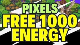 FREE WEEKLY ENERGY in PIXELS GAME
