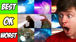 Ranking GODZILLA ATOMIC BREATHS from BEST to WORST!