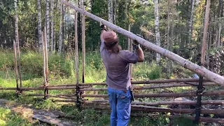 Making a fence with no nails