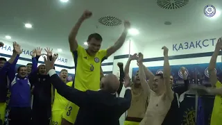 Раздевалка сборной Казахстана после победы над Беларусью | Алип и Барменкулов