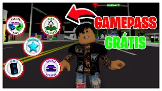 *SAIU* COMO GANHAR TODAS GAMEPASS DE GRAÇA NO BROOKHAVEN 🏡 RP | Roblox