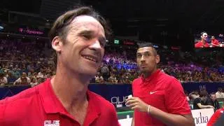 IPTL 2015: Carlos Moya draws 'first blood' in #IPTL2 Finals