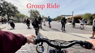 “Talaria Sting R” Joins Group Ride- One Wheels, SuRRon , Talaria, E-bikes, Eboard, Razors.