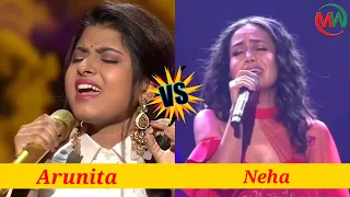 Agar tum saath ho| Arunita Kanjilal vs Neha Kakkar| Indian idol| Superstar singer 2 | H3d pro| #neha