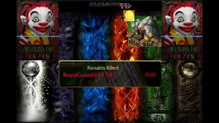 TheRoyalGuard | Warcraft 3 | Element TD 4.3 | HOW MANY RONALDS KILLED???