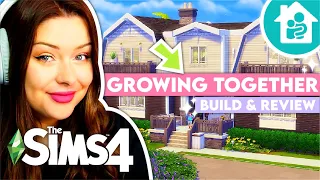 Building a Sims 4 Growing Together Family House // Sims 4 Growing Together Build & Review