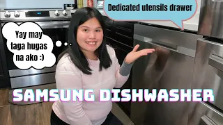 REVIEW: SAMSUNG DISHWASHER DW80R5060US || HOW TO USE AND LOAD OUR DISHWASHER !!!
