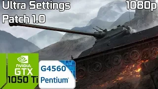 World of Tanks 1.0 [PC] GTX 1050 Ti 4GB GDDR5 & Intel Pentium G4560