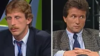 Erhitzte Diskussion vor Topduell: Daum vs. Hoeneß 1989 | das aktuelle sportstudio – ZDF