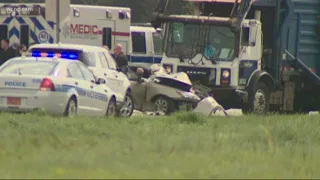 One dead in crash involving garbage truck in Steele Creek