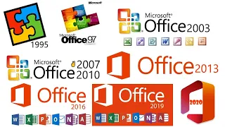 Evolution of Microsoft Office 1995-2019 and 2020 update