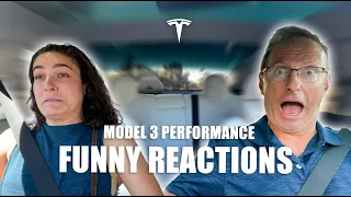 TESLA LAUNCH REACTIONS | Model 3 Performance