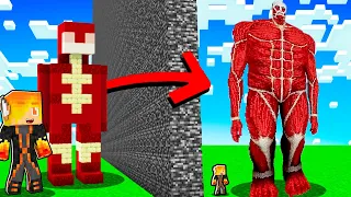 MÌNH SỬ DỤNG GIAN LẬN //KHỔNGLỒ TRONG THỬ THÁCH XÂY MINECRAFT