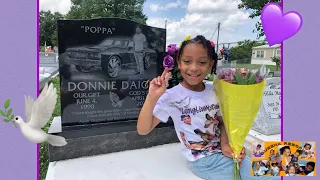 VISITING MY DAD’S GRAVE💜|LONG LIVE MY DADDY✨