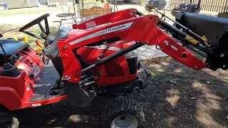 Massey Ferguson GC1723E Bucket Level Indicator