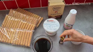 Tiramisu sans œufs (la cuisine d'Aicha)