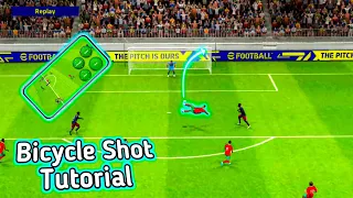 Bicycle Shot Tutorial efootball 2023 mobile