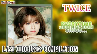 TWICE (트와이스) - "Everytime Jeongyeon Sings The Last Chorus" ~ Jeongyeon's Last Choruses Compilation