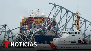 Son de México, Guatemala y El Salvador trabajadores muertos en el puente | Noticias Telemundo