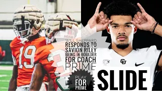 Will Sheppard SPEAKS TO Savion Riley About Visit In Boulder For Coach Prime “SLIDE”🦬