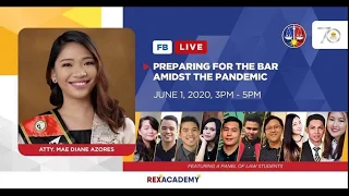 BAR TIPS WITH 2019 BAR EXAM TOP 1 | Atty Mae Diane Azores