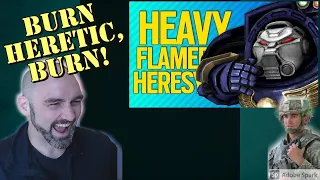 Army Combat Veteran Reacts to HEAVY FLAMER HERESY | Space Hulk: Deathwing