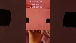 Internets first axolotl valentines box