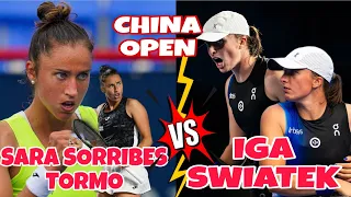 IGA SWIATEK VS SORRIBES TORMO | FIRST ROUND | CHINA OPEN2023