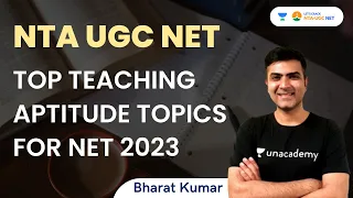 Top Teaching Aptitude Topics for NET 2023 | NTA UGC NET | Bharat Kumar