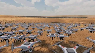 Can 50,000 Modern Soldiers defeat 50,000 Drones | Ultimate Epic Battle Simulator 2 - UEBS 2