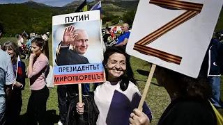 Прокремлёвский митинг в болгарском селе