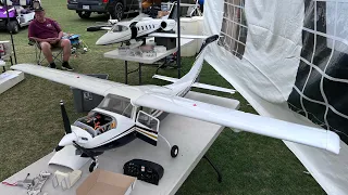 Joe Nall 2023 EXCLUSIVE: Aviatix RC Cessna 210 & EDF Learjet distributed Down & Locked Landing Gear