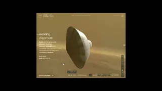 MARS 2020 Perseverance rover EDL simulation in real time