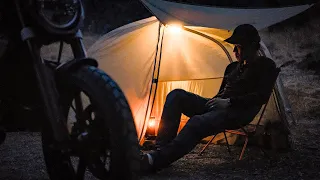 SOLO MINIMALIST Moto Camping on Sunday [ Svartpilen 701, Tudor Black Bay 54, Relaxing ]