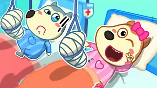 The Broken Leg Family 🥺 Safety Tips Kids Songs 👶 Funny Kids Songs 🎶 Woa Baby Songs