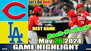 Cincinnati Reds vs. Los Angeles Dodgers (05/26/24) FULL GAME Highlights | MLB Season 2024