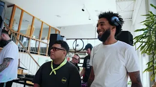 San Antonio Spurs Players Take DJ Class With The AM Project