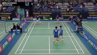 Match point - Mezaki / Nishida vs Chia / Liew - MD, SF - Estonian Int. 2022