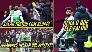 DEU TRETA entre SALAH e KLOPP no JOGO do LIVERPOOL! - OLHA o que ACONTECEU e O QUE KLOPP FALOU!