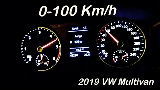 2019 VW Multivan 2.0 TDI DSG-Acceleration 0-100 km/h (204 HP) T6.1