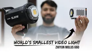 This Smallest & Portable Video Light is Amazing : Zhiyun Molus G60
