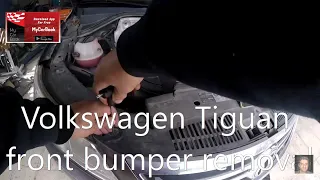 Volkswagen Tiguan  front bumper removal