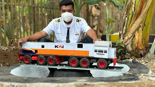 Membuat dan Merakit Miniatur Kereta Api Kayu Lokomotif CC201 Roda Besar - Mainan Kereta Api Besar